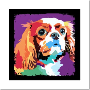 Cavalier King Charles Spaniel Pop Art - Dog Lover Gifts Posters and Art